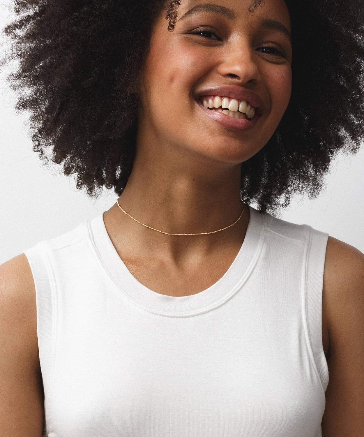 18K Gold Plated Paperclip Chain Choker Satellite Chain Freshwater Cultured Biwa Pearl Pendant Necklace Dainty Jewelry for Women